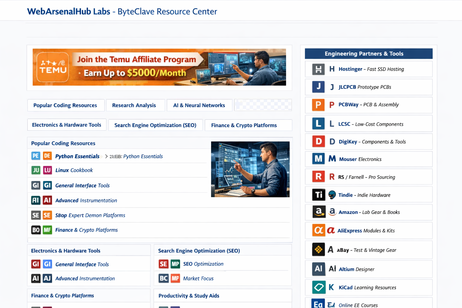 AI engineer workspace
